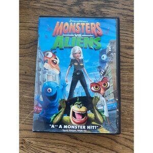 Monsters Vs Aliens 2009 DVD Comedy Hugh Laurie Reese Witherspoon Pre-Owned